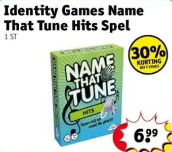 Kruidvat Identity Games Name That Tune Hits Spel aanbieding