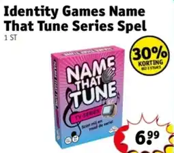 Kruidvat Identity Games Name That Tune Series Spel aanbieding