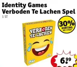 Kruidvat Identity Games Verboden Te Lachen Spel aanbieding