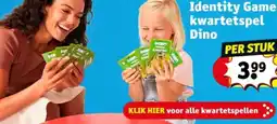 Kruidvat Identity Games kwartetspel Dino aanbieding