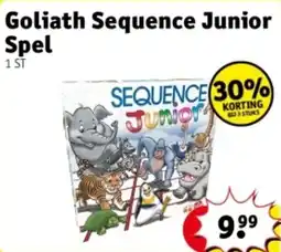 Kruidvat Goliath Sequence Junior Spel aanbieding