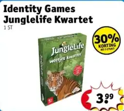 Kruidvat Identity Games Junglelife Kwartet aanbieding