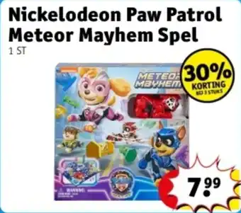 Kruidvat Nickelodeon Paw Patrol Meteor Mayhem Spel aanbieding