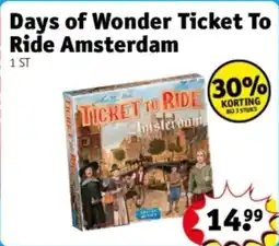Kruidvat Days of Wonder Ticket To Ride Amsterdam aanbieding