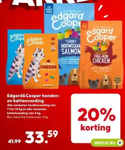 Pets Place Edgard&Cooper honden en kattenvoeding aanbieding