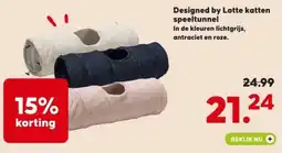 Pets Place Designed by Lotte katten speeltunnel aanbieding