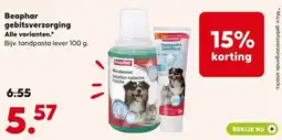 Pets Place Beaphar gebitsverzorging aanbieding