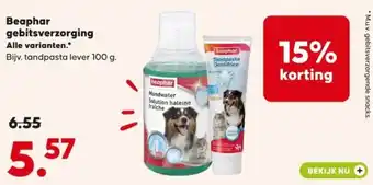 Pets Place Beaphar gebitsverzorging aanbieding