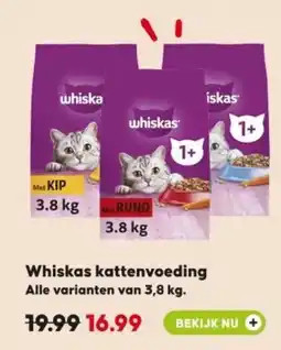 Pets Place Whiskas kattenvoeding aanbieding