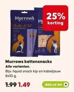 Pets Place Murrows kattensnacks aanbieding