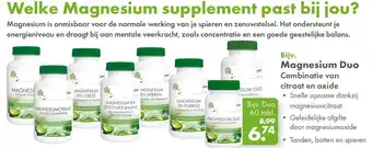 Gezond & Wel Magnesium Duo aanbieding
