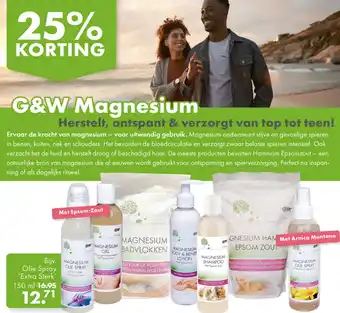 Gezond & Wel G&W Magnesium aanbieding