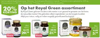 Gezond & Wel Royal Green assortiment aanbieding