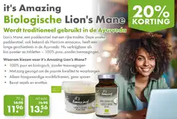 Gezond & Wel it's Amazing Biologische Lion's Mane aanbieding