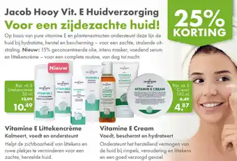 Gezond & Wel Jacob Hooy Vit. E Huidverzorging aanbieding