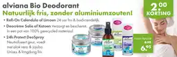 Gezond & Wel alviana Bio Deodorant aanbieding