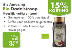 Gezond & Wel it's Amazing Bio Dadelstroop aanbieding