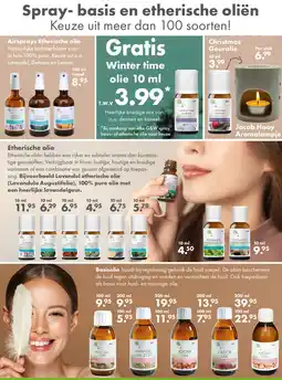 Gezond & Wel Spray-basis en etherische oliën aanbieding