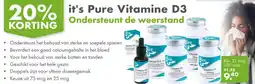 Gezond & Wel it's Pure Vitamine D3 aanbieding