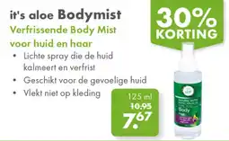 Gezond & Wel it's aloe Bodymist aanbieding