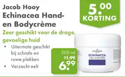 Gezond & Wel Jacob Hooy Echinacea Hand- en Bodycrème aanbieding