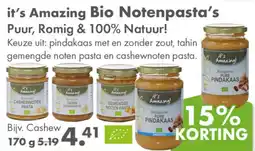Gezond & Wel it's Amazing Bio Notenpasta's aanbieding