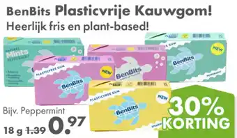 Gezond & Wel BenBits Plasticvrije Kauwgom! aanbieding