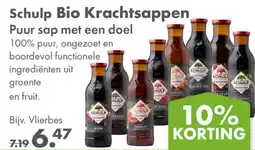 Gezond & Wel Schulp Bio Krachtsappen aanbieding