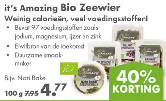 Gezond & Wel it's Amazing Bio Zeewier aanbieding