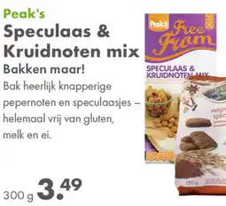 Gezond & Wel Peak's Speculaas & Kruidnoten mix aanbieding