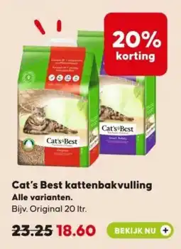 Pets Place Cat's Best kattenbakvulling aanbieding