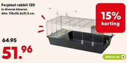 Pets Place Ferplast rabbit 120 aanbieding