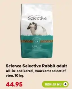 Pets Place Science Selective Rabbit adult aanbieding