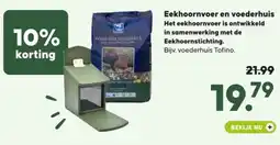 Pets Place Eekhoornvoer en voederhuis aanbieding