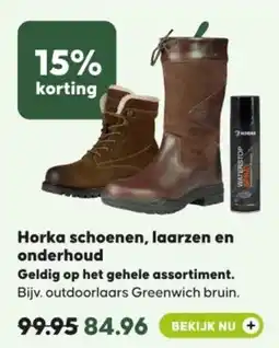 Pets Place Horka schoenen, laarzen en onderhoud aanbieding