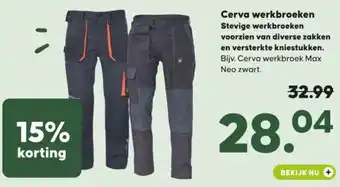 Pets Place Cerva werkbroeken aanbieding