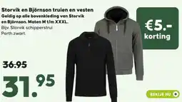 Pets Place Storvik en Björnson truien en vesten aanbieding