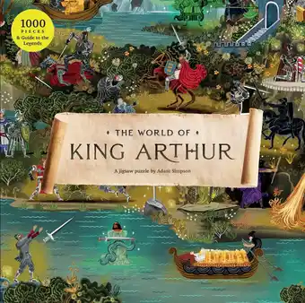 Amazon WORLD OF KING ARTHUR 1000 PIEC: A 1000-Pieces Jigsaw Puzzle aanbieding