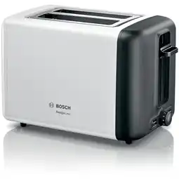 Bol.com Bosch TAT3P421 - DesignLine - Broodrooster - Wit/Zwart aanbieding