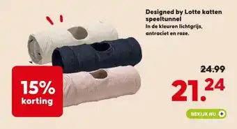 Boerenbond Designed by Lotte katten speeltunnel aanbieding