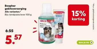 Boerenbond Beaphar gebitsverzorging aanbieding