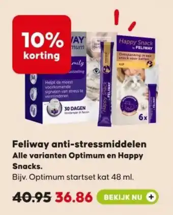 Boerenbond Feliway anti-stressmiddelen aanbieding