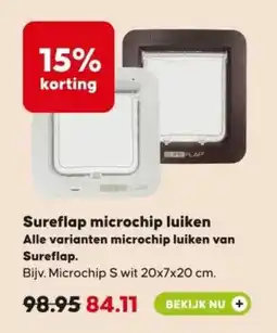 Boerenbond Sureflap microchip luiken aanbieding