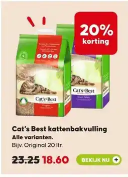 Boerenbond Cat's Best kattenbakvulling aanbieding