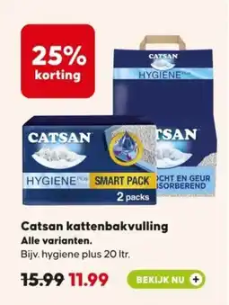 Boerenbond Catsan kattenbakvulling aanbieding