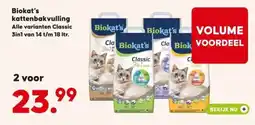 Boerenbond Biokat's kattenbakvulling aanbieding