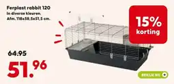 Boerenbond Ferplast rabbit 120 aanbieding