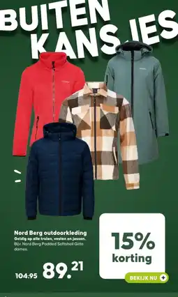 Boerenbond Nord Berg outdoorkleding aanbieding