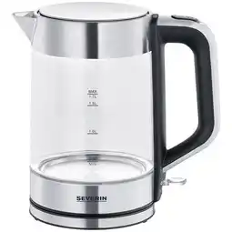 Bol.com Severin WK 3420 - Waterkoker - RVS/Zwart aanbieding