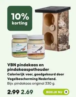 Boerenbond VBN pindakaas en pindakaaspothouder aanbieding